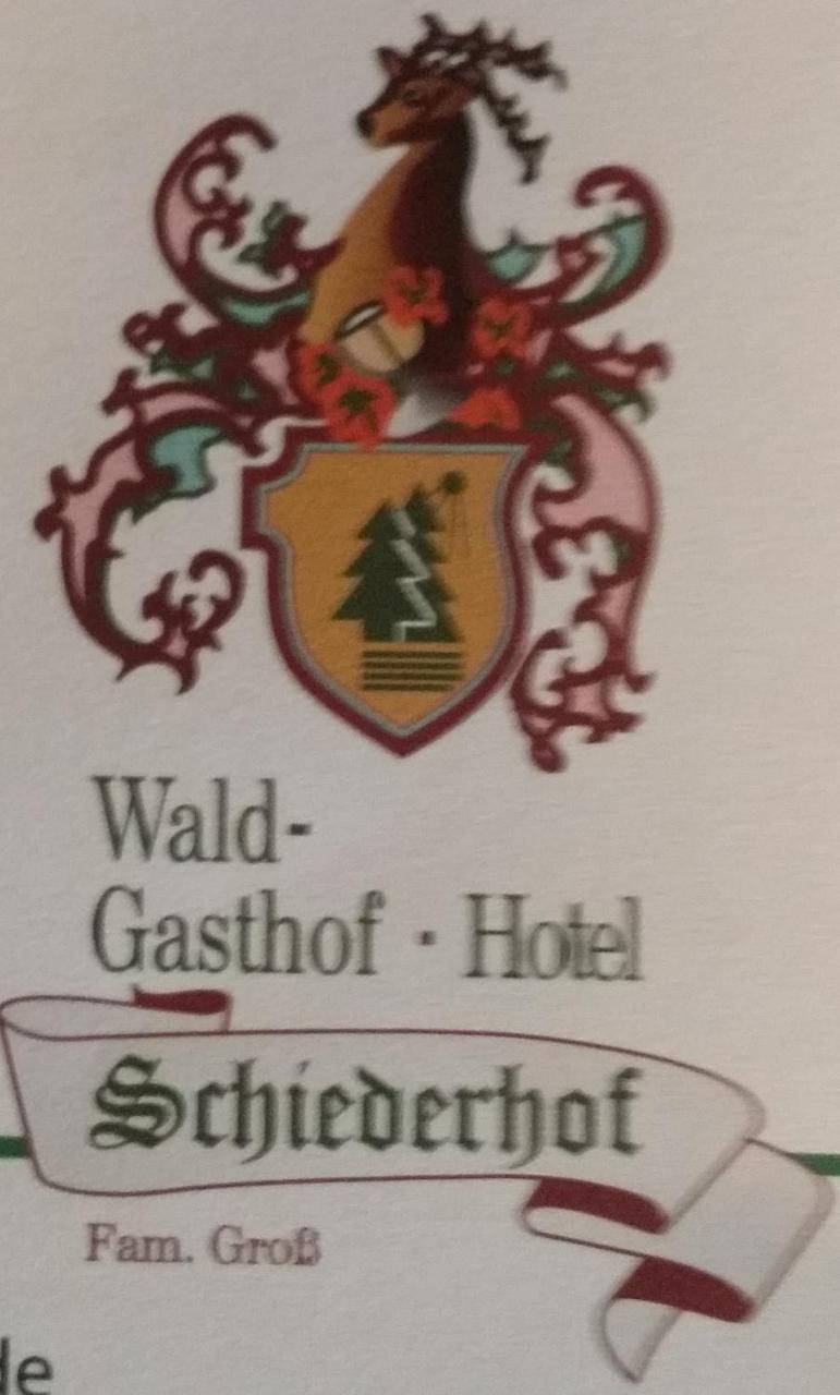 Waldgasthof - Hotel Schiederhof Wiesenfelden Exterior foto